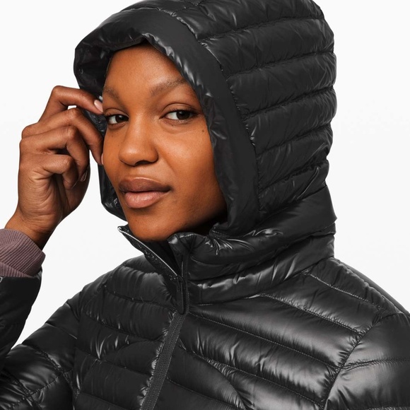 Lululemon Pack It Down Long Jacket *Shine Black Sz 4❤️ - Picture 2 of 9